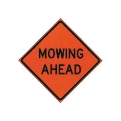 Roll Up 36in Non Reflective Mesh Safety Sign -Gardening Shop vp rs 2