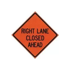 Roll Up 36in Non Reflective Mesh Safety Sign -Gardening Shop vp rs 3