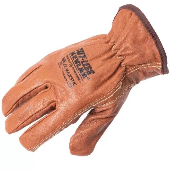 Goatskin Cut-Less Gloves With Kevlar Lining 1 Goatskin Cut-Less Gloves With Kevlar Lining