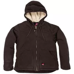 BERNE Women's Softstone Hooded Coats, Dark Brown, Size Medium Tall